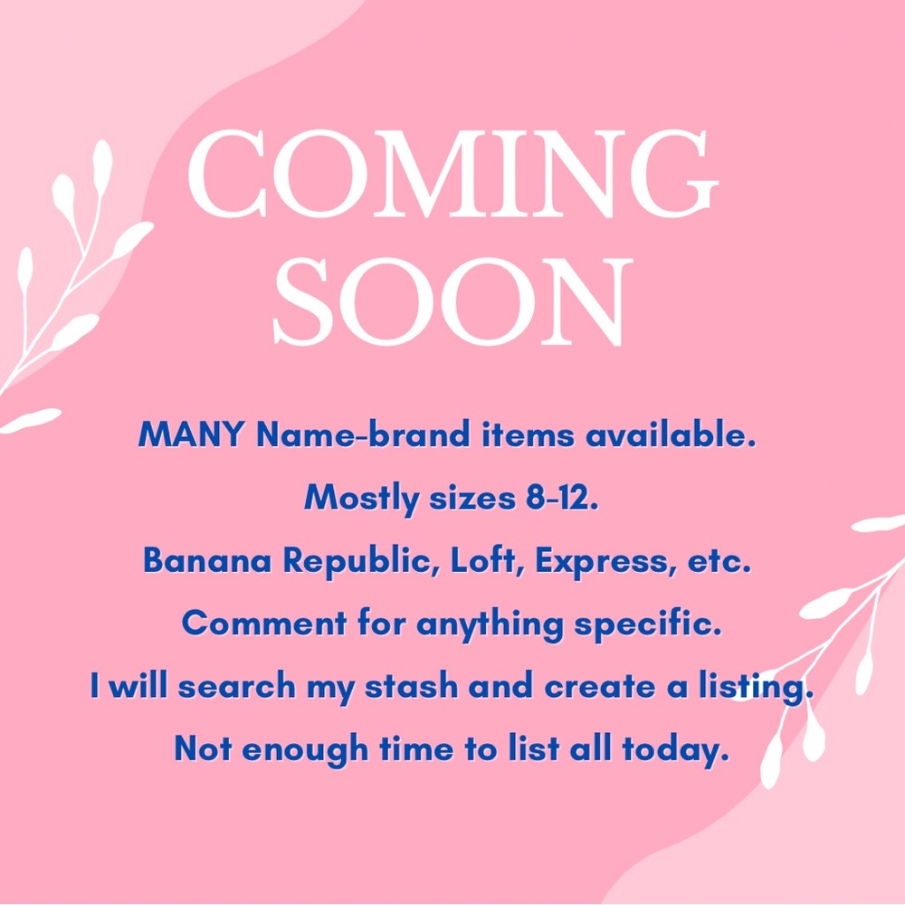 BUNDLE UP! MANY MORE items available, Comment interests.